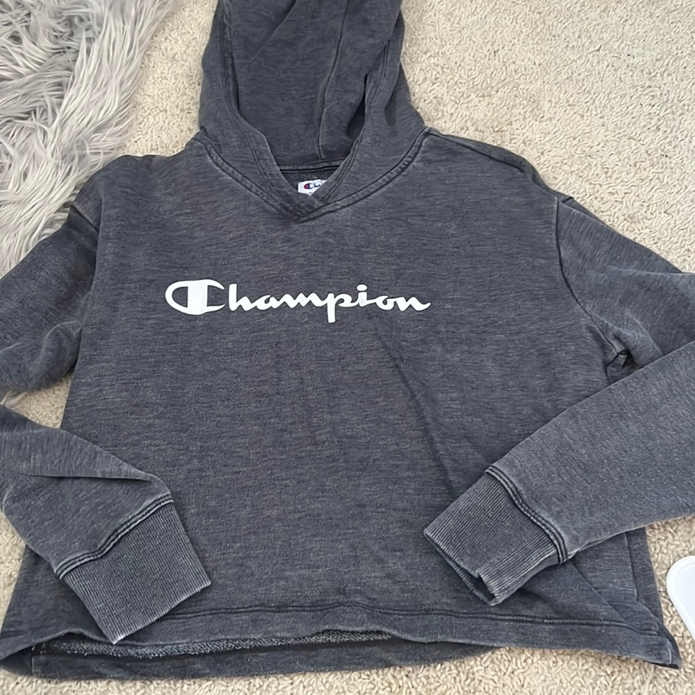 Champion cropped hoodie